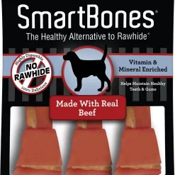 SmartBones Large Beef Chew Bones Dog Treats