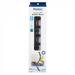 Aqueon Flexible LED Aquarium Bubble Wand, Blue