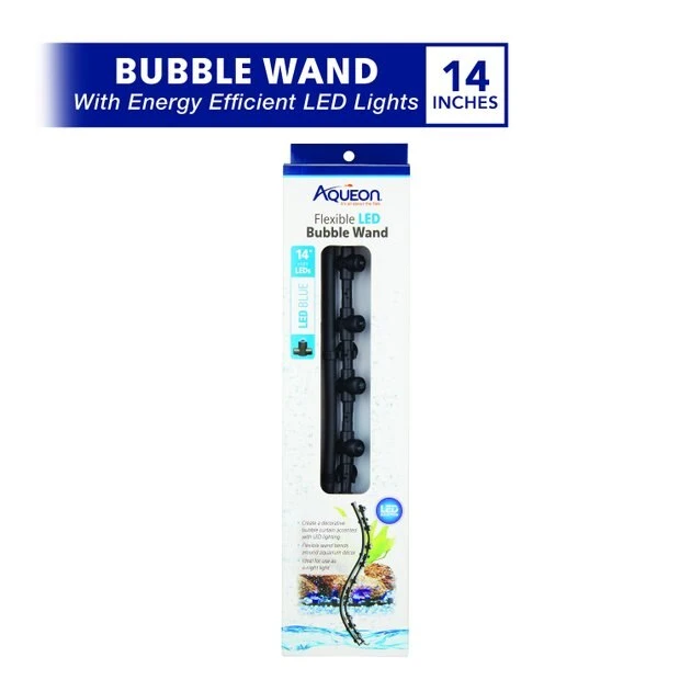 Aqueon Flexible LED Aquarium Bubble Wand, Blue 4 Aqueon Flexible LED Aquarium Bubble Wand, Blue - Image 2
