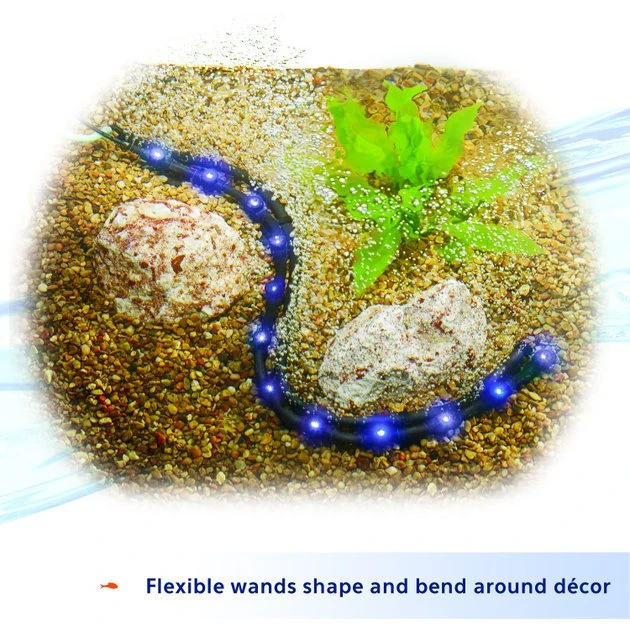 Aqueon Flexible LED Aquarium Bubble Wand, Blue 7 Aqueon Flexible LED Aquarium Bubble Wand, Blue - Image 5