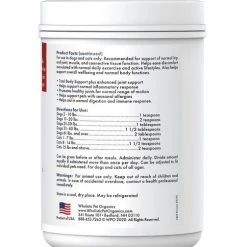 Wholistic Pet Organics Joint Mobility All-In-One Supplement -[Wholistic Pet Organics || Aqueon || SmartBones Sales 142744 PT3. SY630 V1598309600