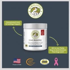 Wholistic Pet Organics Joint Mobility All-In-One Supplement -[Wholistic Pet Organics || Aqueon || SmartBones Sales 142744 PT5. SY630 V1598306598