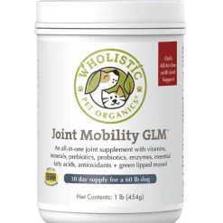 Wholistic Pet Organics Joint Mobility with Green Lipped Mussel All-In-One Supplement