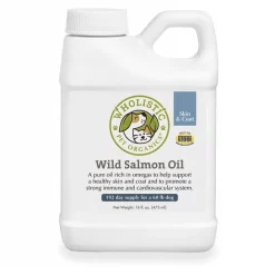 Wholistic Pet Organics Wild Salmon Oil Skin & Coat Supplement