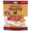 SmartBones Holistic Medium Chicken Bones Grain-Free Dog Treats -[Wholistic Pet Organics || Aqueon || SmartBones Sales 151332 MAIN. SY630 V1535379455