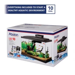 Aqueon LED Fish Aquarium Starter Kit, 10 gallon -[Wholistic Pet Organics || Aqueon || SmartBones Sales 159008 PT2. SY630 V1631620948