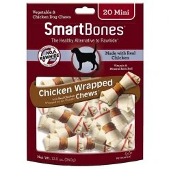 SmartBones Chicken Wrapped Bones Dog Treats