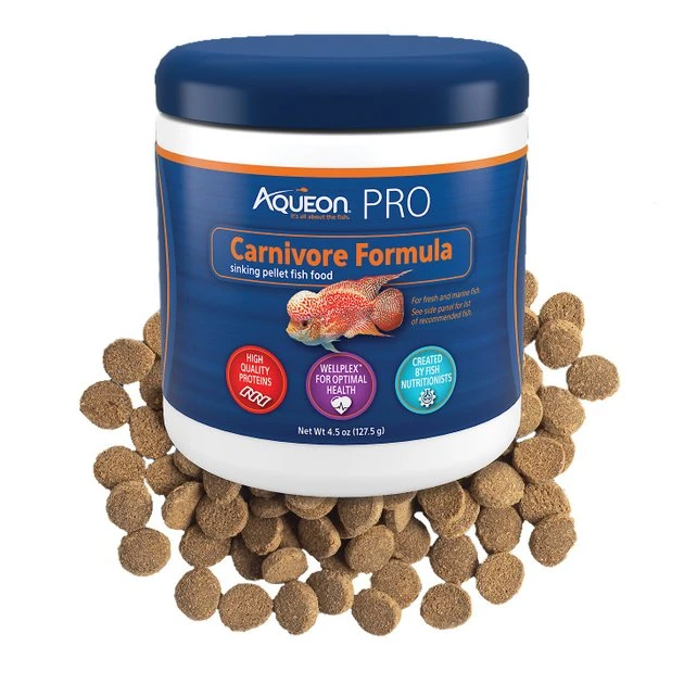 Aqueon PRO Carnivore Formula Fish Food, 4.5-oz jar 3 Aqueon PRO Carnivore Formula Fish Food, 4.5-oz jar