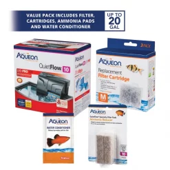 Aqueon QuietFlow 10 Series Aquarium Filter Kit -[Wholistic Pet Organics || Aqueon || SmartBones Sales 242193 PT2. SY630 V1638489096