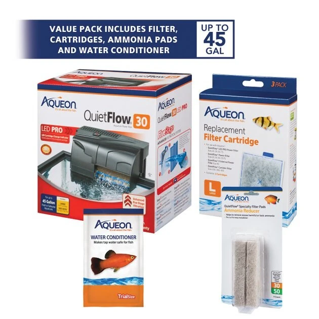 Aqueon QuietFlow 30 Series Aquarium Filter Kit 4 Aqueon QuietFlow 30 Series Aquarium Filter Kit - Image 2