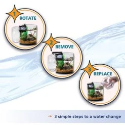 Aqueon LED MiniBow SmartClean Fish Aquarium Kit -[Wholistic Pet Organics || Aqueon || SmartBones Sales 262919 PT4. SY630 V1620082652