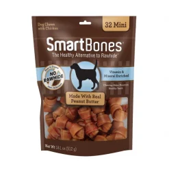 SmartBones Mini Peanut Butter Dog Treats