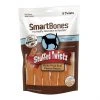 SmartBones Stuffed Twistz Peanut Butter Dog Treats, 6 count