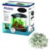 Aqueon||Galapagos Aqueon LED MiniBow SmartClean Fish Aquarium Kit, Black + Galapagos Aquarium Sea Glass -[Wholistic Pet Organics || Aqueon || SmartBones Sales 301784 MAIN. SY630 V1622820743