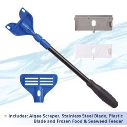 Aqueon ProScraper 3.0 Adjustable Aquarium Algae Scraper -[Wholistic Pet Organics || Aqueon || SmartBones Sales 364056 PT2. SY630 V1643907729