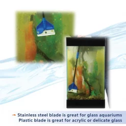 Aqueon ProScraper 3.0 Adjustable Aquarium Algae Scraper -[Wholistic Pet Organics || Aqueon || SmartBones Sales 364056 PT4. SY630 V1643907742