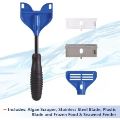 Aqueon ProScraper 3.0 Short Aquarium Algae Scraper 13 Aqueon ProScraper 3.0 Short Aquarium Algae Scraper -[Wholistic Pet Organics || Aqueon || SmartBones Sales 364058 PT2. SY630 V1643907782