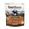 SmartBones Triple Flavor Wings Peanut Butter Dog Treats, 10 count -[Wholistic Pet Organics || Aqueon || SmartBones Sales 535998 MAIN. SY630 V1657658793