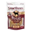 SmartBones Pretzel Sticks Dipped Real Cheese Dog Treats, 8 count