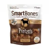 SmartBones Pretzel Dipped Peanut Butter Dog Treats, 7 count