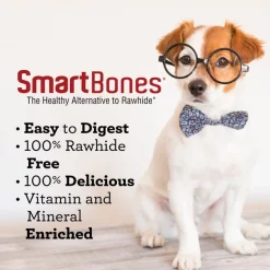 SmartBones Triple Flavor Dual Wraps Real Chicken, Beef & Pork Dog Treats, 8 count -[Wholistic Pet Organics || Aqueon || SmartBones Sales 536078 PT4. SY630 V1651533995