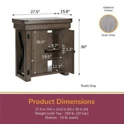 Flipper by Ollie and Hutch||Aqueon Flipper by Ollie & Hutch Neptune Fish Aquarium Stand, 20-gal + Aqueon LED Aquarium Starter Kit, 20-gal -[Wholistic Pet Organics || Aqueon || SmartBones Sales 567870 PT2. SY630 V1657659989