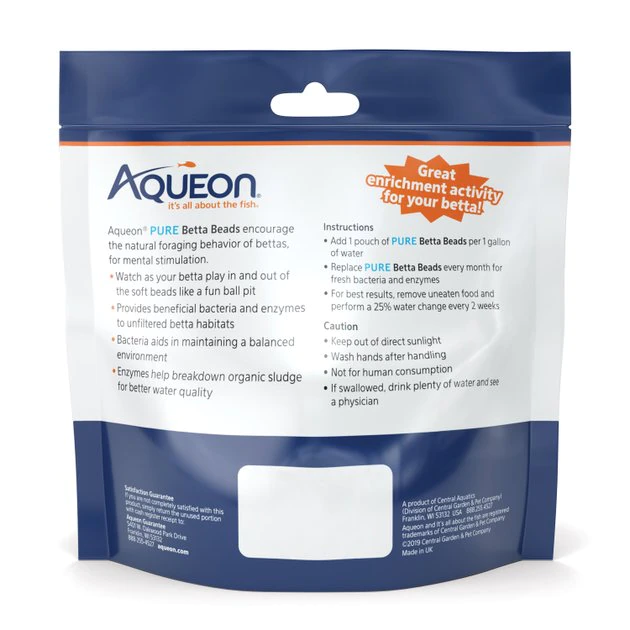 Aqueon PURE Betta Beads Fish Conditioner 4 Aqueon PURE Betta Beads Fish Conditioner - Image 2