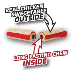 SmartBones Small DoubleTime Chicken Rolls Dog Treats -[Wholistic Pet Organics || Aqueon || SmartBones Sales 79443 PT6. SY630 V1607569031