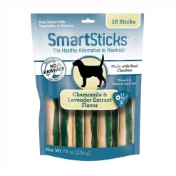 SmartBones SmartSticks Chamomile & Lavender Extract Flavor Chews Dog Treats
