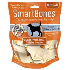 SmartBones Small Sweet Potato Chews Dog Treats