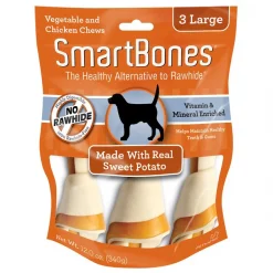 SmartBones Large Sweet Potato Chews Dog Treats