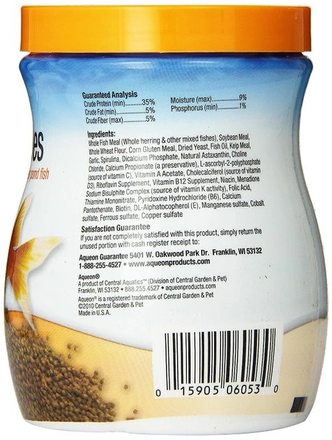 Aqueon Goldfish Granule Fish Food 5 Aqueon Goldfish Granule Fish Food - Image 3