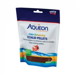 Aqueon Color Enhancing Cichlid Pellet Fish Food